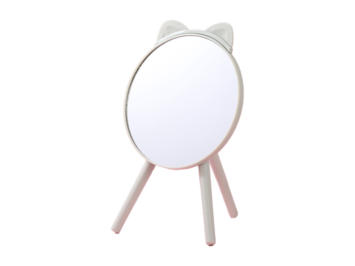 Espelho De Mesa De Maquiagem Com Luzes De Led Espelho De Mesa Lateral Com Alça ZMDECQNA