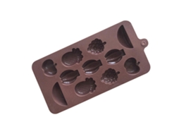 Molde De Silicone 3d Para Chocolate, Próprio Para Alimentos, Em Formato De Frutas, Para Fazer Doces E Bolos.