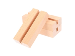 Suporte De Madeira De 3 Peças Para Placas E Cardápios, Base Elegante Calendários, Cartões E Expositores,