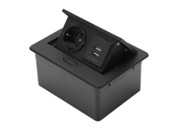 Tomada De Mesa Com Duas Portas Usb, Painel De Energia Com Proteção À Prova De Água