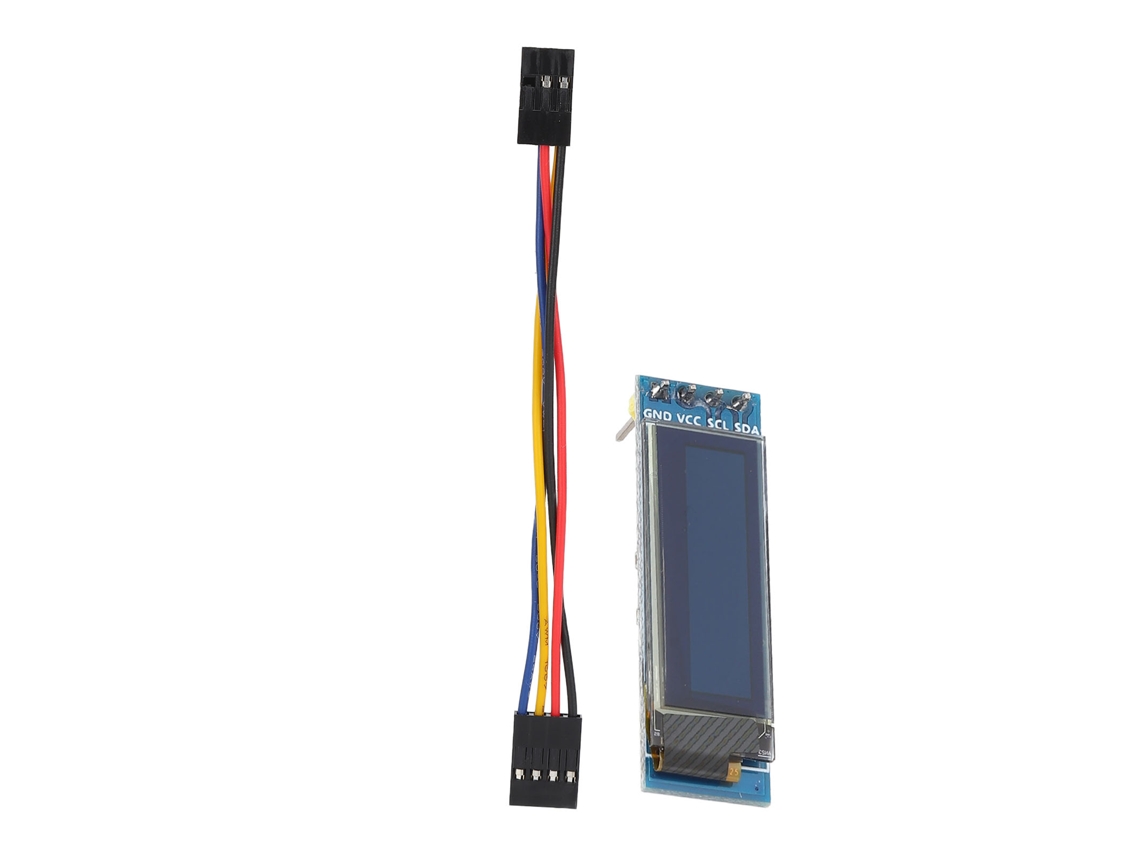Módulo de display OLED I2C de 0,91 polegadas para Raspberry Pi 4b (faça você mesmo)