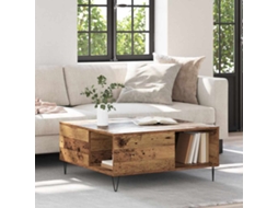 Vidaxl Mesa De Centro Madeira Antiga 80 X 80 X 36,5 Cm
