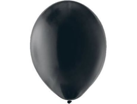20 Balões 100% Látex Perolado 30 Cm Preto BALLOON ART