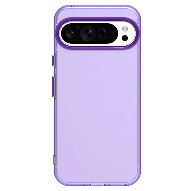 (roxo, Google Pixel 10) Capa De Celular Translúcida Em Tons De Doce, Com Textura Fosca, Resistente À Poeira E A Quedas.