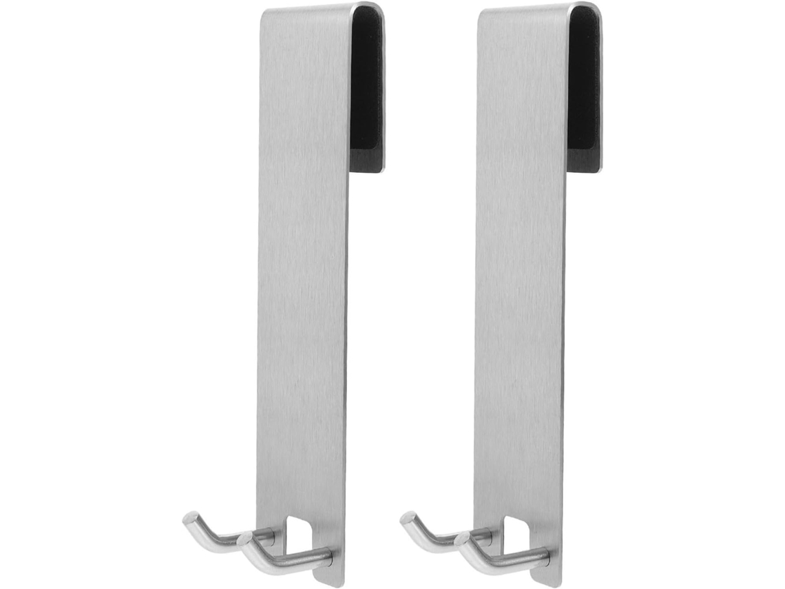 Suporte Para Toalhas De Banheiro, 2 Ganchos Aço Inoxidável Porta, Sem
