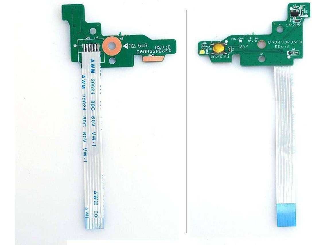 Placa de Botão de Ignição com Cabo para HP G4-2000 G6-2000 G7-2000 Da0R33Pb6E0