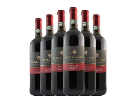 Vinho VOLPI Costa al Sole Primitivo Puglia (0.75 L - 6 Unidades)