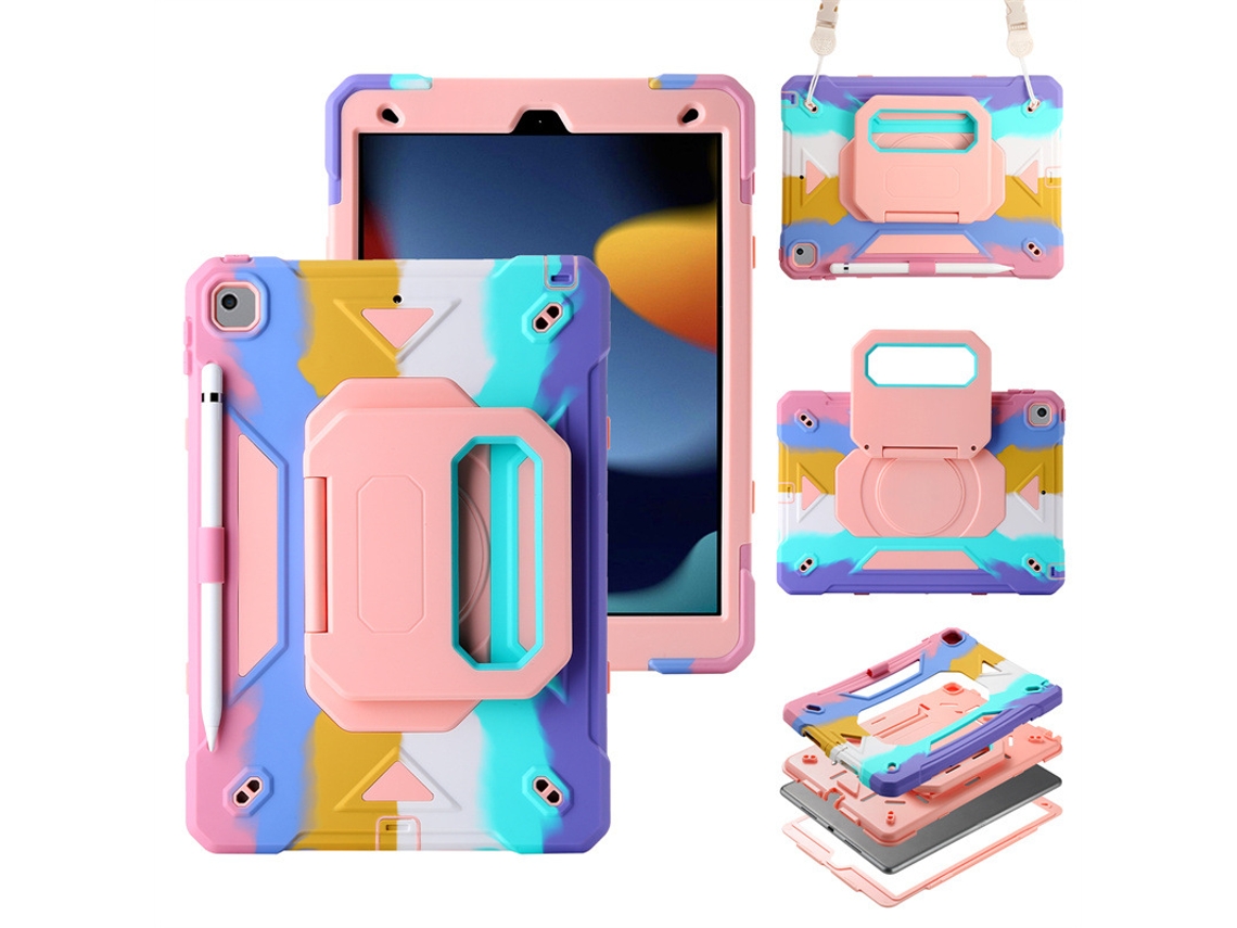 Lurelia Capa Para Ipad Air 11 2024 E 2025 (conjunto Completo), Silicone, Proteção Contra Quedas, Suporte Integrado