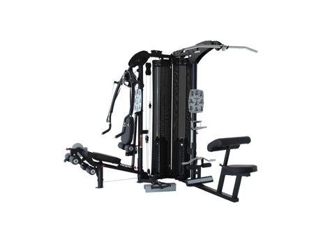 Multi Gym M5 Duas Pilhas De Peso Preto Inspire