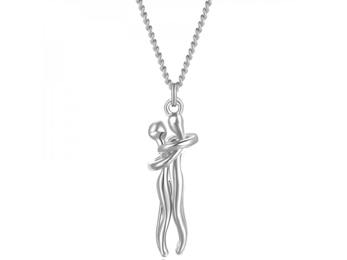 2026-collares De Pareja Com Pingente Abraço Exquisito Joias Moda Para Mulheres Dia De São Valentim Sv