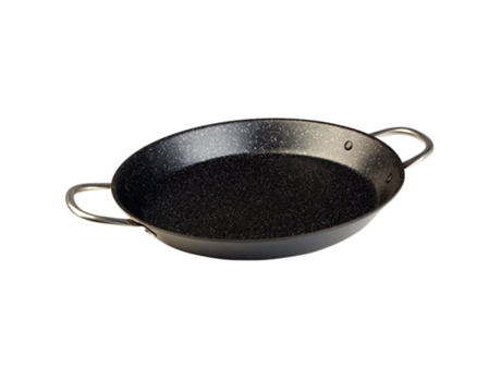 Panela de Paella Indução Anti-Aderente WECOOK (42 cm - Aluminio Prensado - Preto)