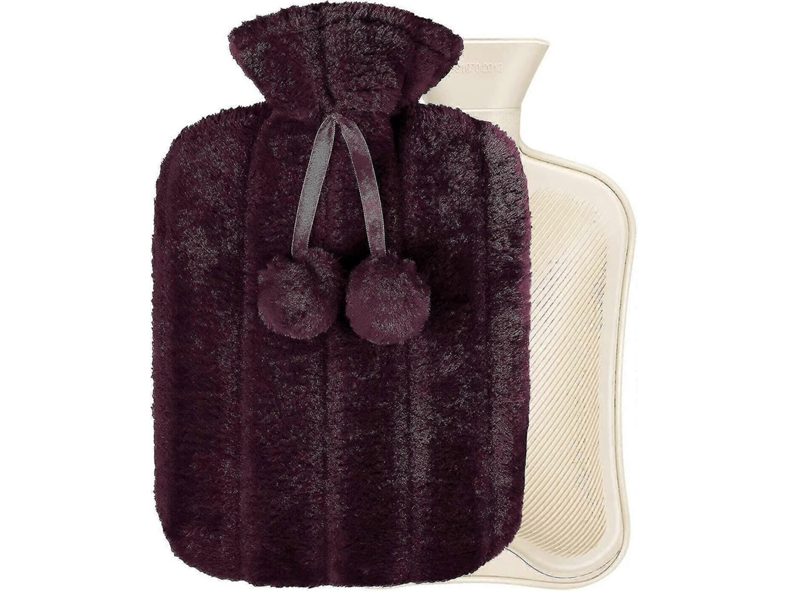 Bolsa De Água Quente Com Capa Bolsa De Água Quente De Luxo Capa Macia E Fofa 2l Premium Gdzd Roxo AQUAFORGE