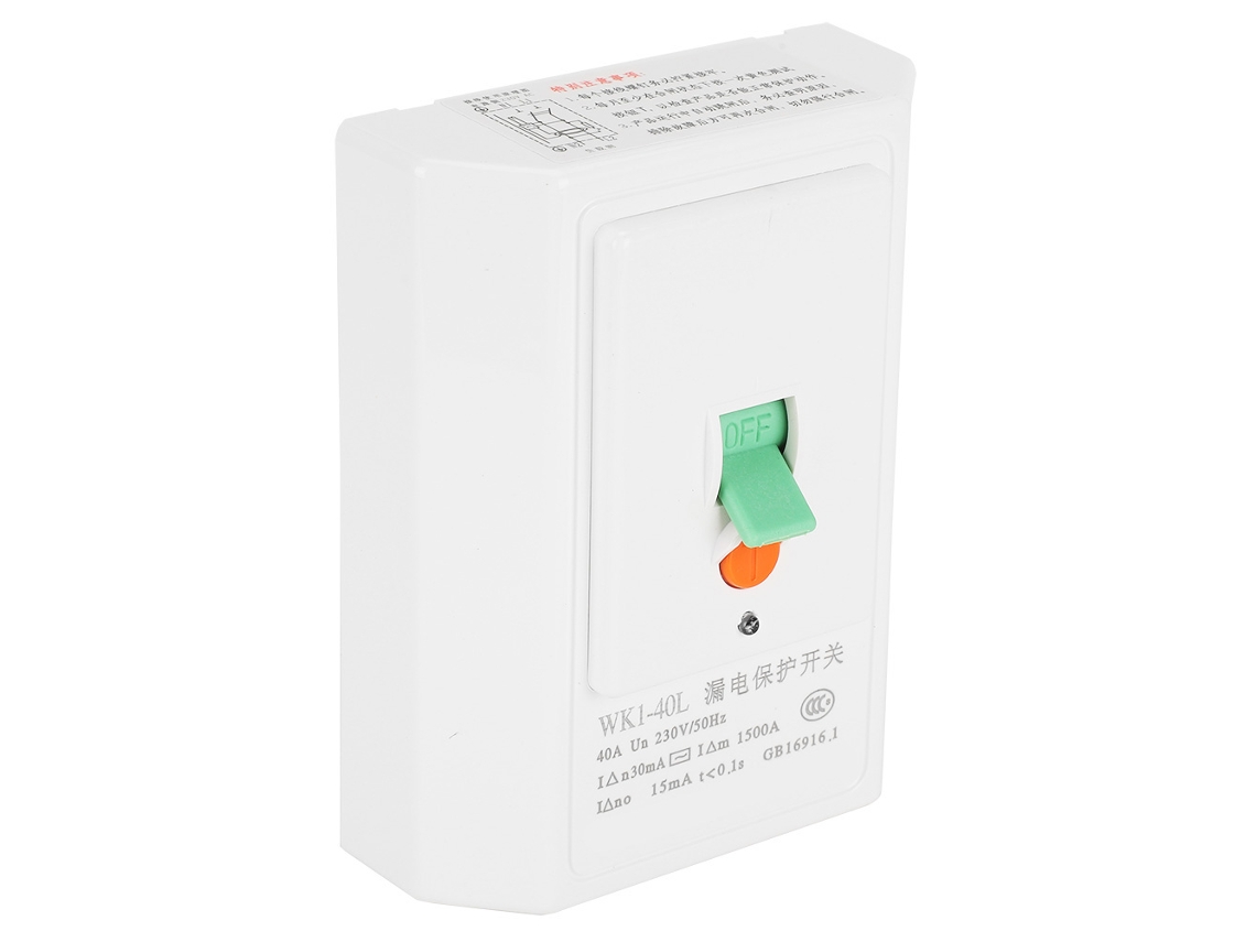 Interruptor De Proteção Contra Vazamento (proteção De Eletrodomésticos, Instalação Aberta/escondida)