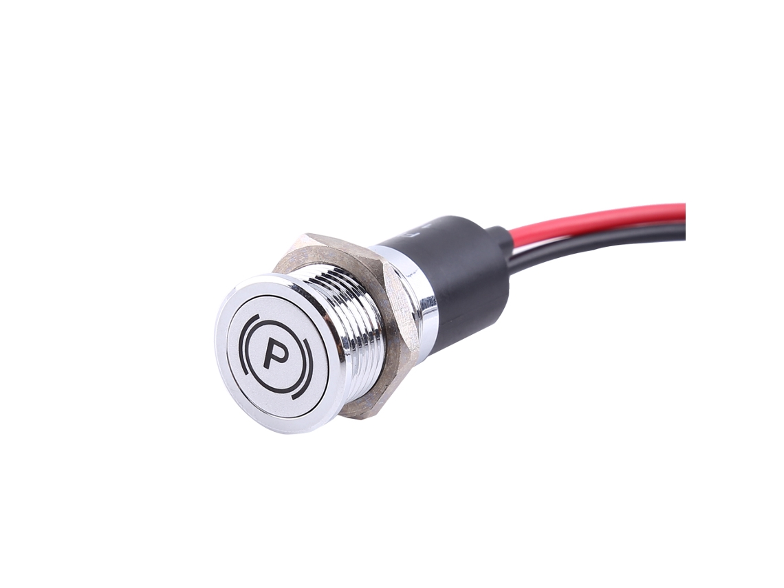 Luz Indicadora Led 12v 14mm Para Painel De Painel De Bicicleta Carro Barco Luz De Alerta Neblina Sinal Vermelho Azul Verde