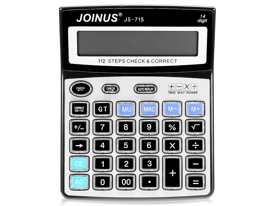 Calculadora Eletrônica Estudantil Com Bateria Para Cálculo Básico