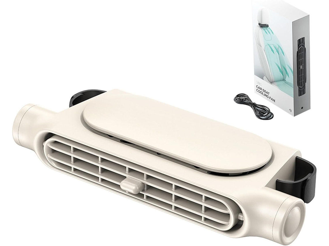 Ventilador Para Cadeirinha De Carro, Ventilador Para Cadeirinha De Bebê Com Fluxo Ar Turbo 3 Velocidades, Suporte Para