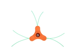 Cabezal De Cortacésped Universal Abs Con Hilo Para Cortadora De Césped Y Cepillo