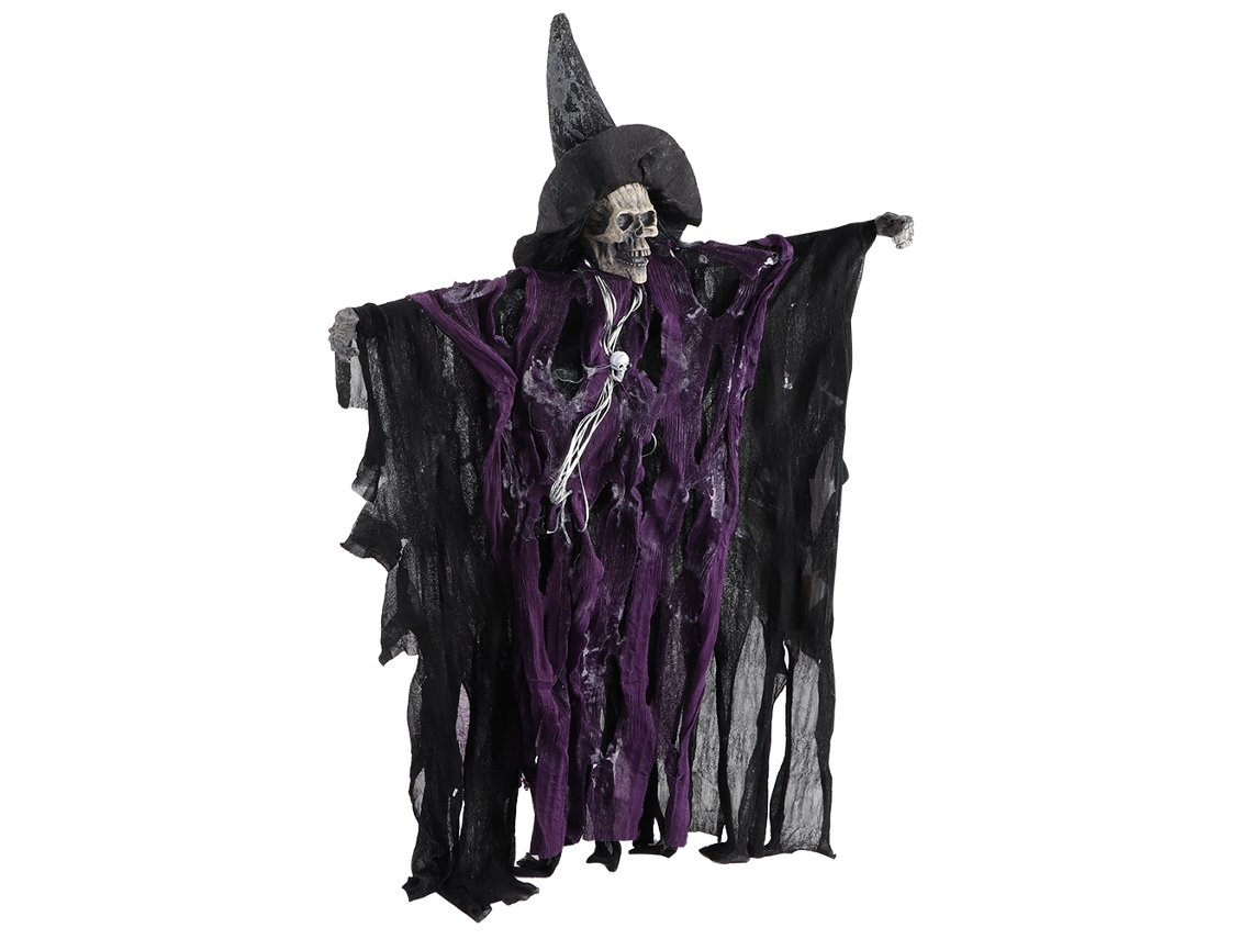 Laxiscreed Fita De Luz Led Roxa Com Morcego Para Halloween E Decoração De Interiores