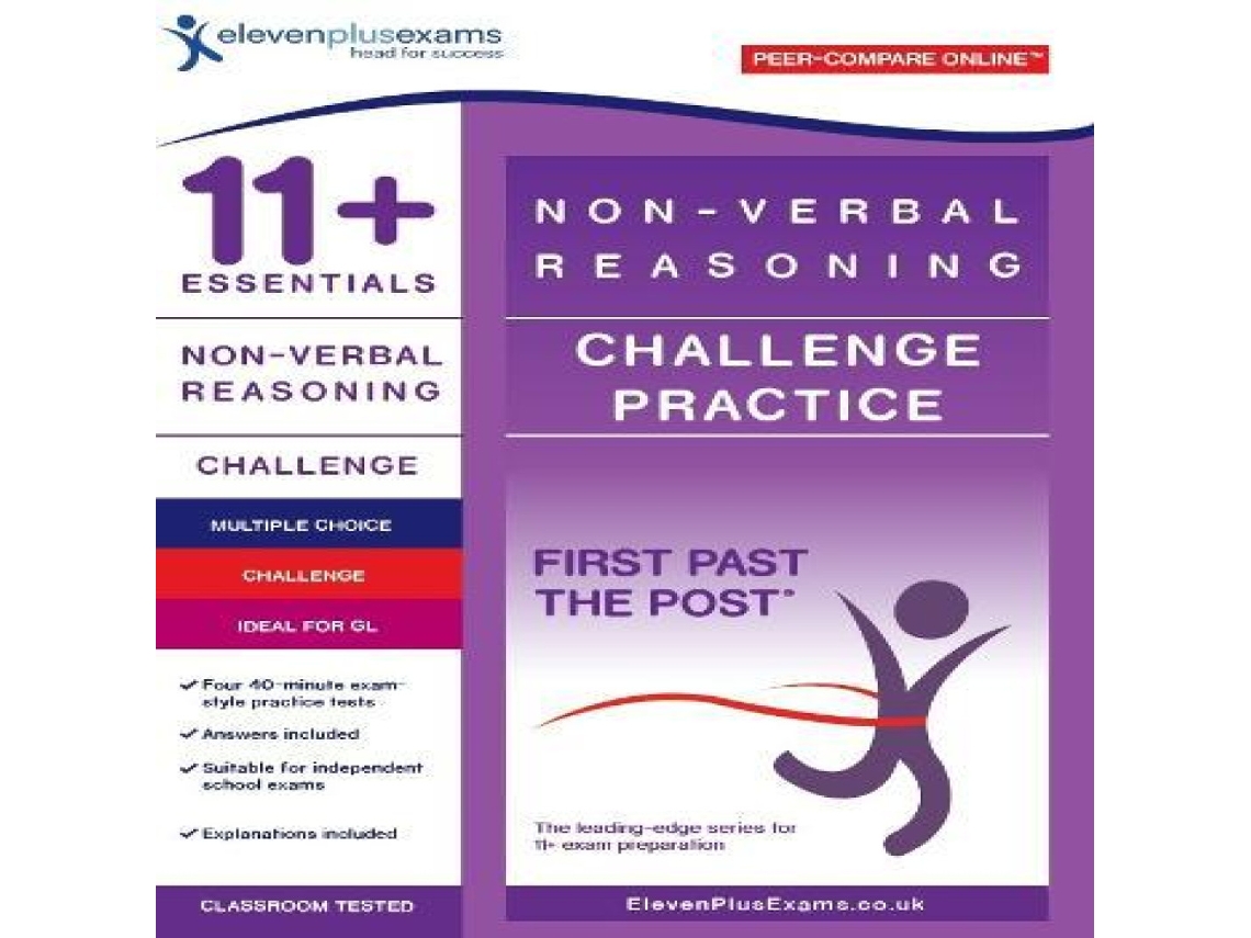 Livro 11 Essentials Non-Verbal Reasoning Challenge Practice de Eleven Plus Exams (Inglês)