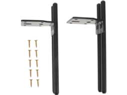 Sewacc Conjunto De 2 Pés Móveis Resistentes E Duráveis Para Sofá, Mesa De Centro E Rack Tv