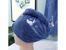 Touca de Microfibra Secagem Rápida, Estilo Turbante Peça Única, Feminino, para Pós banho Ou Spa STELASPLEN