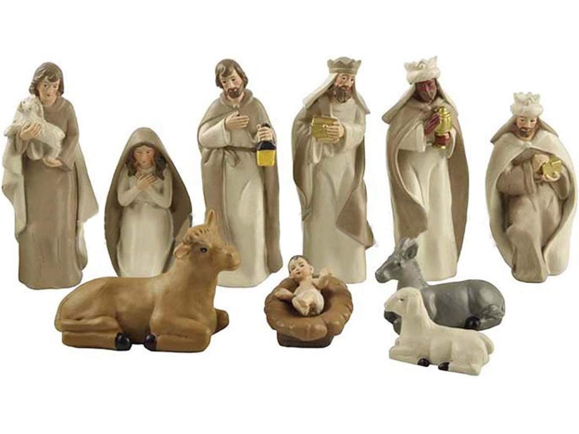 Lote De 10 Decorações Em Resina Para Creche E Decoração Religiosa Para A Casa E O Jardim