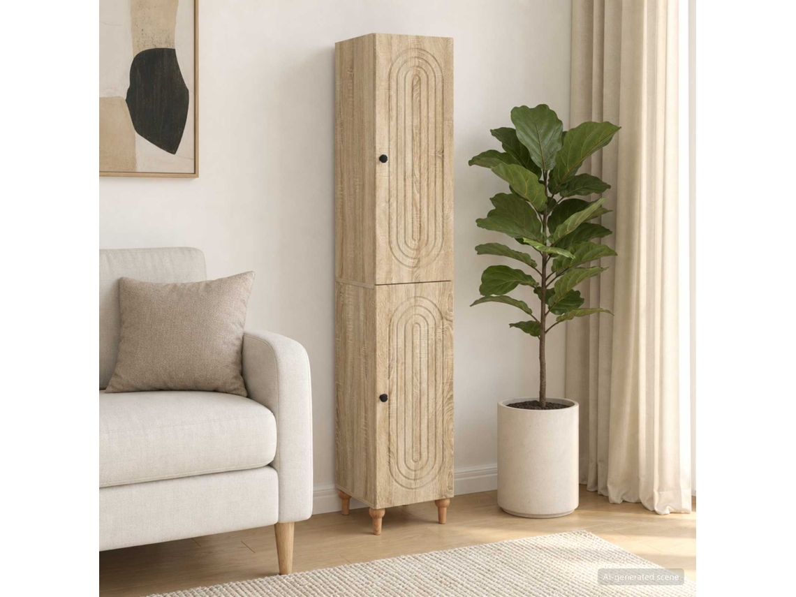 Vidaxl Conjunto De Gabinete 2 Unid. Carvalho Sonoma