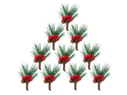 Laxiscreed Mini Árvore De Natal Em Pinha Artificial Para Decoração E Enfeites Natalícios