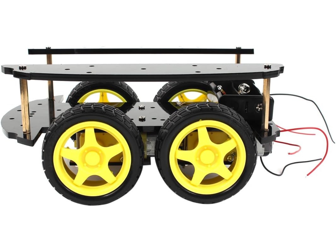 Chassi inteligente 4WD, 2 camadas, controle remoto IR CHABERLU