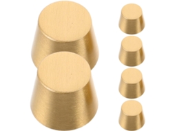 Conjunto De 6 Pés De Apoio Em Latão, Almofadas Antiderrapantes Para Bandejas De 10 Mm.