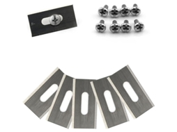 Conjunto De 30 Lâminas De Reposição, Em Aço Inoxidável, Corte Duplo, Compatível Com Husqvarna
