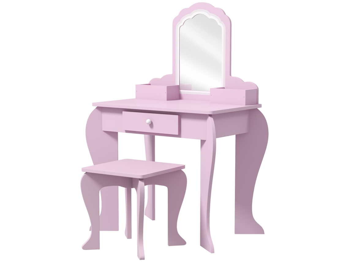 Toucador, Cor Rosa, Para Crianças