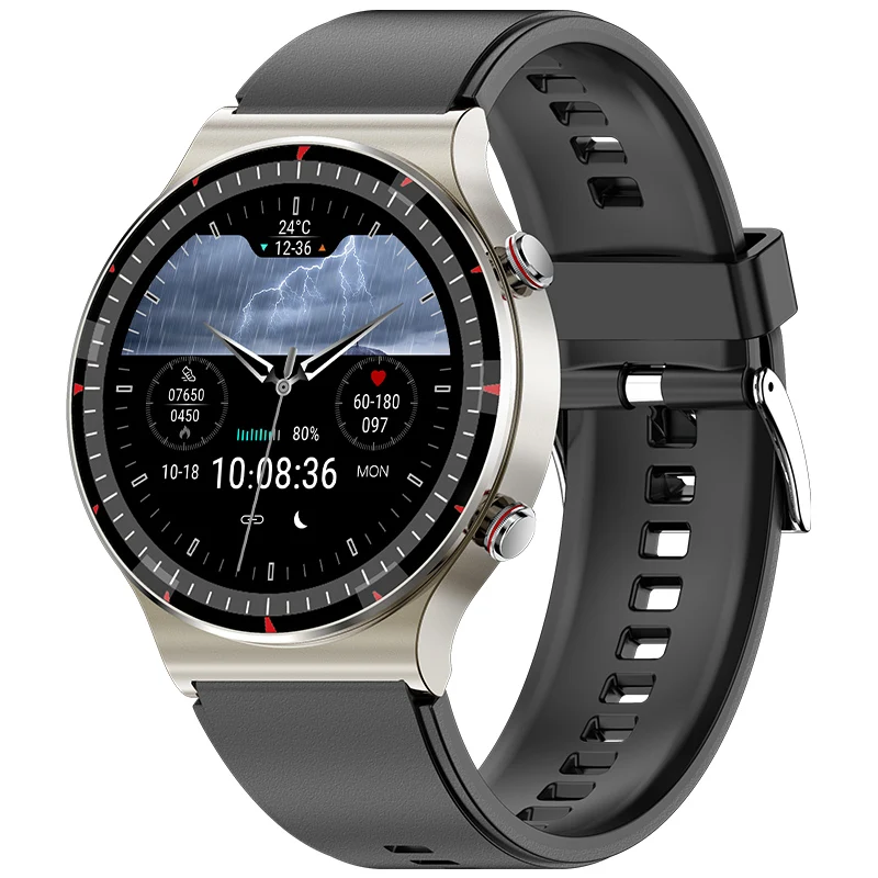 Smartwatch MDUG com tela Amoled de 1,43 polegadas, chamadas Bluetooth e monitor de saúde