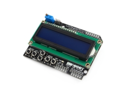 Módulo De Painel Lcd 1602 Com Teclado E Luz De Fundo Azul Para Robô R3