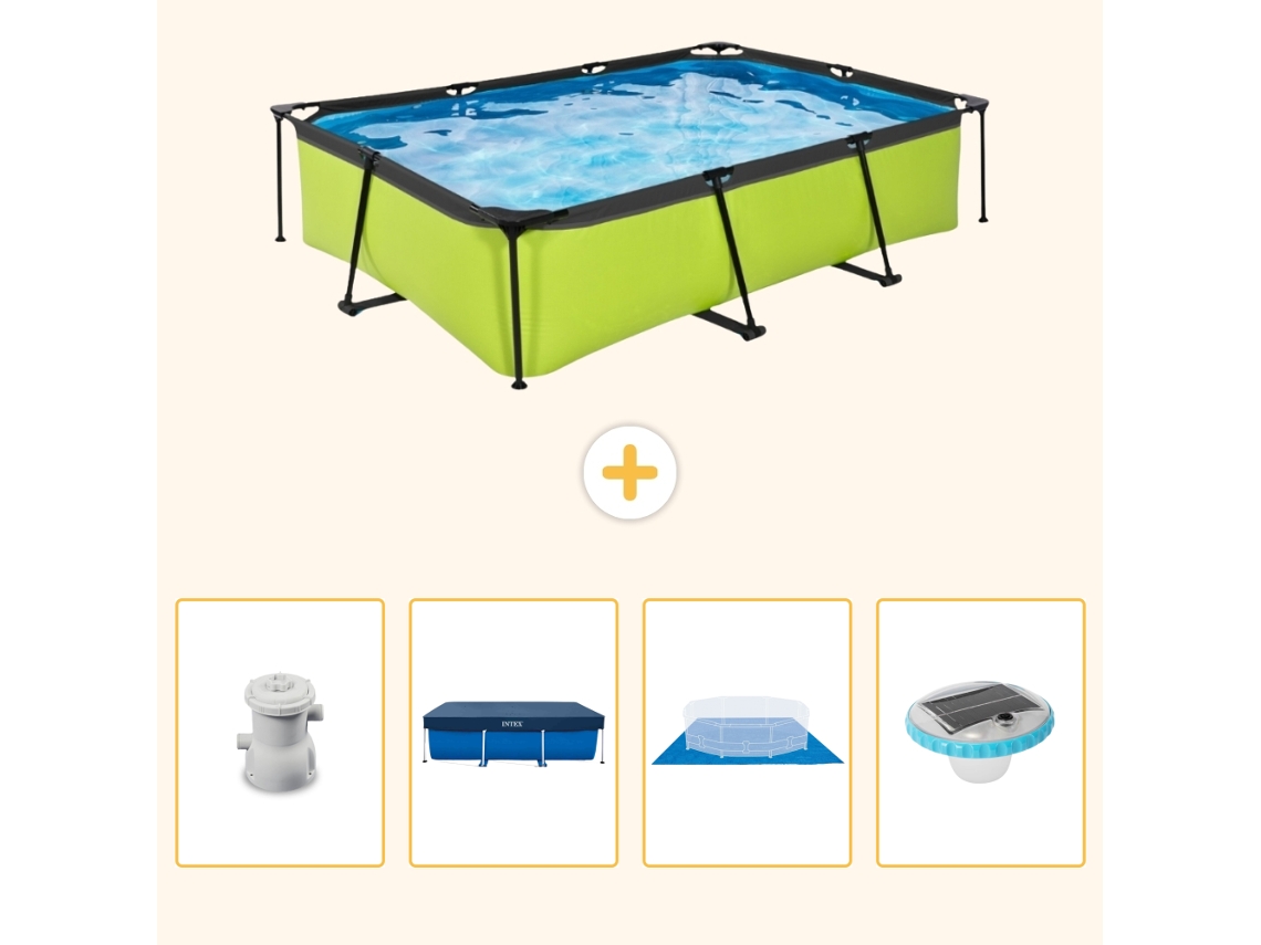 Exit-toys Piscina Exit Retangular - 300x200x65 Cm - 5-peças S248