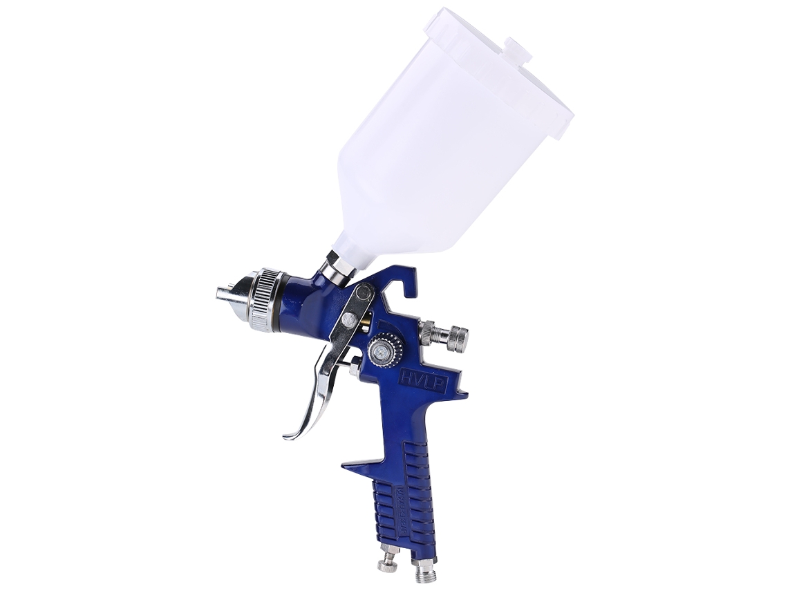 Laxiscreed Pintura A Ar Pneumática Com Bico 1.4mm, Reservatório 600ml Para Trabalhos Detalhados