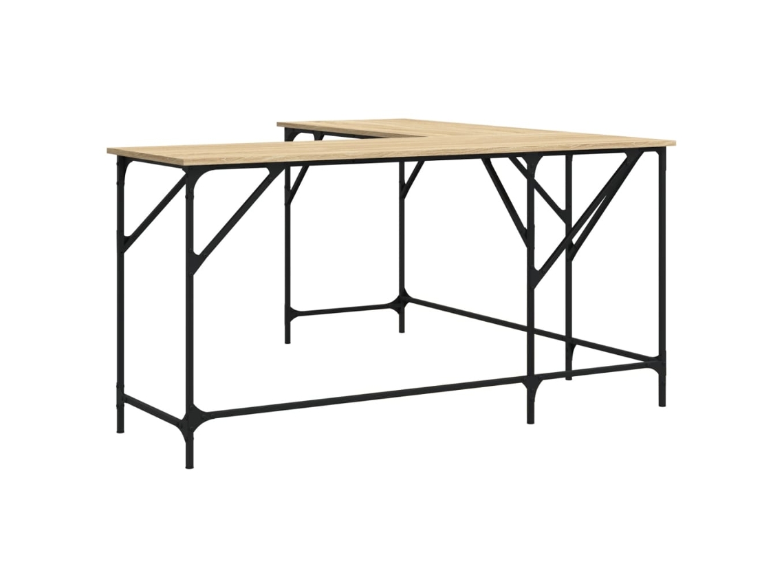 Desk, Desks Vidaxl Marrom Madeira Processada (n/a)
