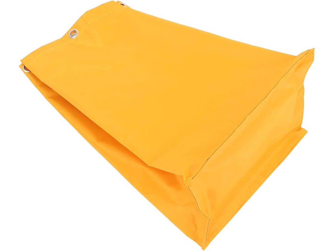 Bolsa De Lona Amarela Para Carrinho Limpeza, Grande Capacidade.