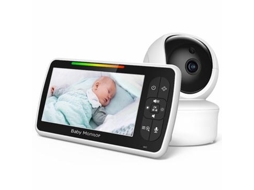 Babá Eletrônica Sm650 Tela De 5 Polegadas, Comunicação Bidirecional E... Aquaforge