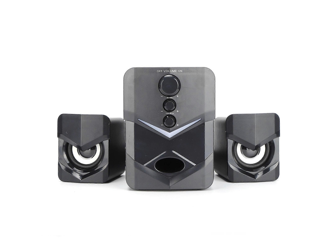 Alto Falante De Sirene Com Fio Multimídia Estéreo De Mesa Com Subwoofer Para Laptop Doméstico Olysi Shop