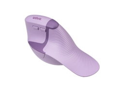Rato Ergonómico Sem Fios Bestvite Bluetooth De Modo Duplo, Silencioso E Recarregável Roxo