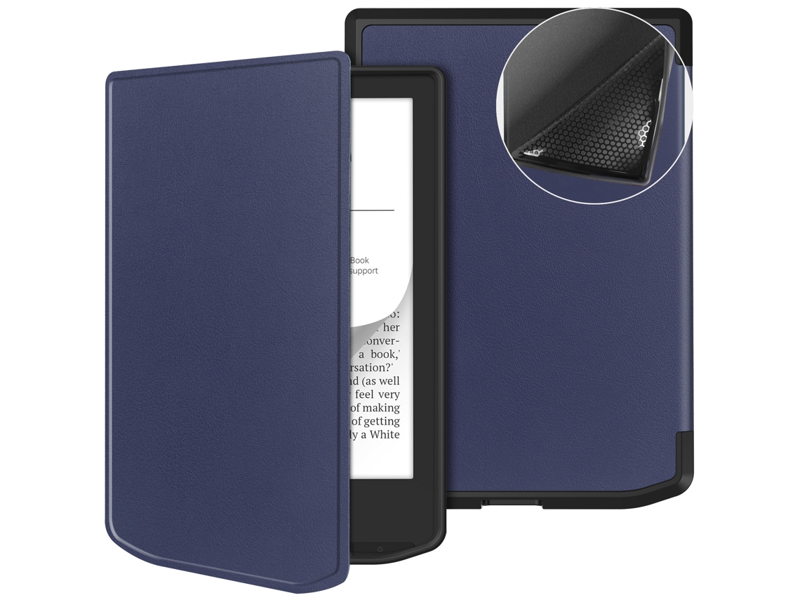 Capa Para Pocketbook Verse Pro Pb634 Azul Escuro