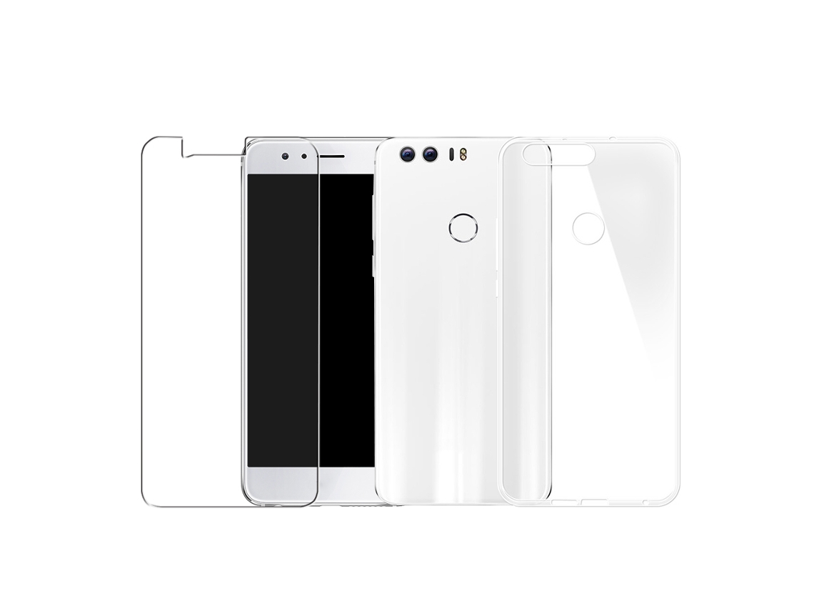 Capa Macia TPU para Huawei + Película de Vidro Temperado EOOCOO