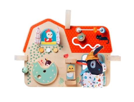 Jogo Didático LILLIPUTIENS Madeira - Azul - 30 x 23 cm)