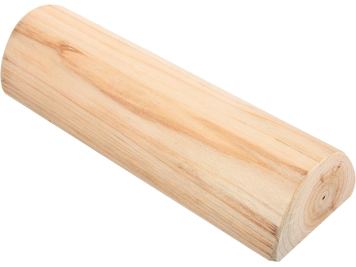 Almofada Ergonômica para Apoio Cervical e Lombar. Leve Fácil de Transportar. Bege Sauna, Ideal CHABERLU