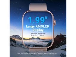 Smartwatch Bestvite com rastreador de condicionamento físico e tela AMOLED de 1,99 polegadas, chamadas de voz com IA, Bluetooth e monitor de frequência cardíaca