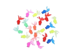 12 Peças De Peixe Dourado Infantil Tpr Allinless