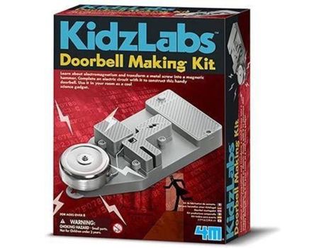 Construção 4M Kidz Labs: Doorbell Making Kit (Idade Mínima: 8)