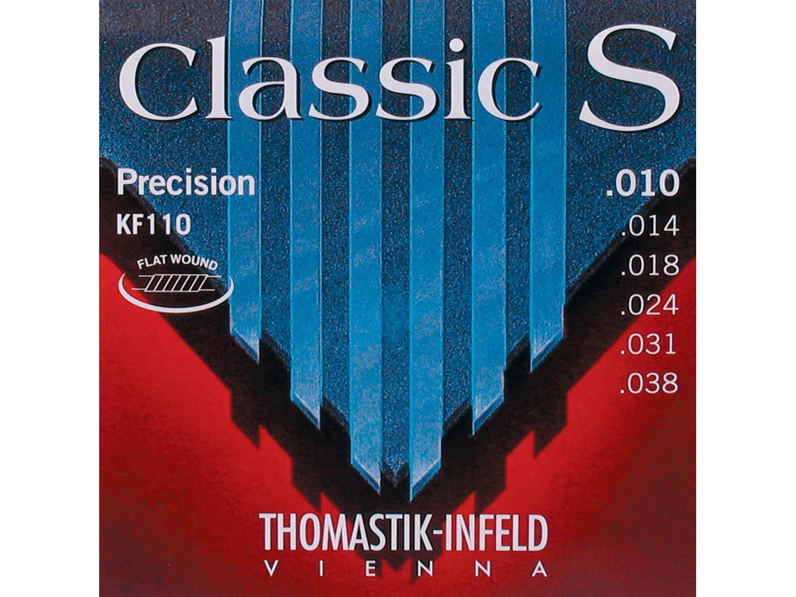 Thomastik String Set Classic Precision Flatwound 010014018024031038