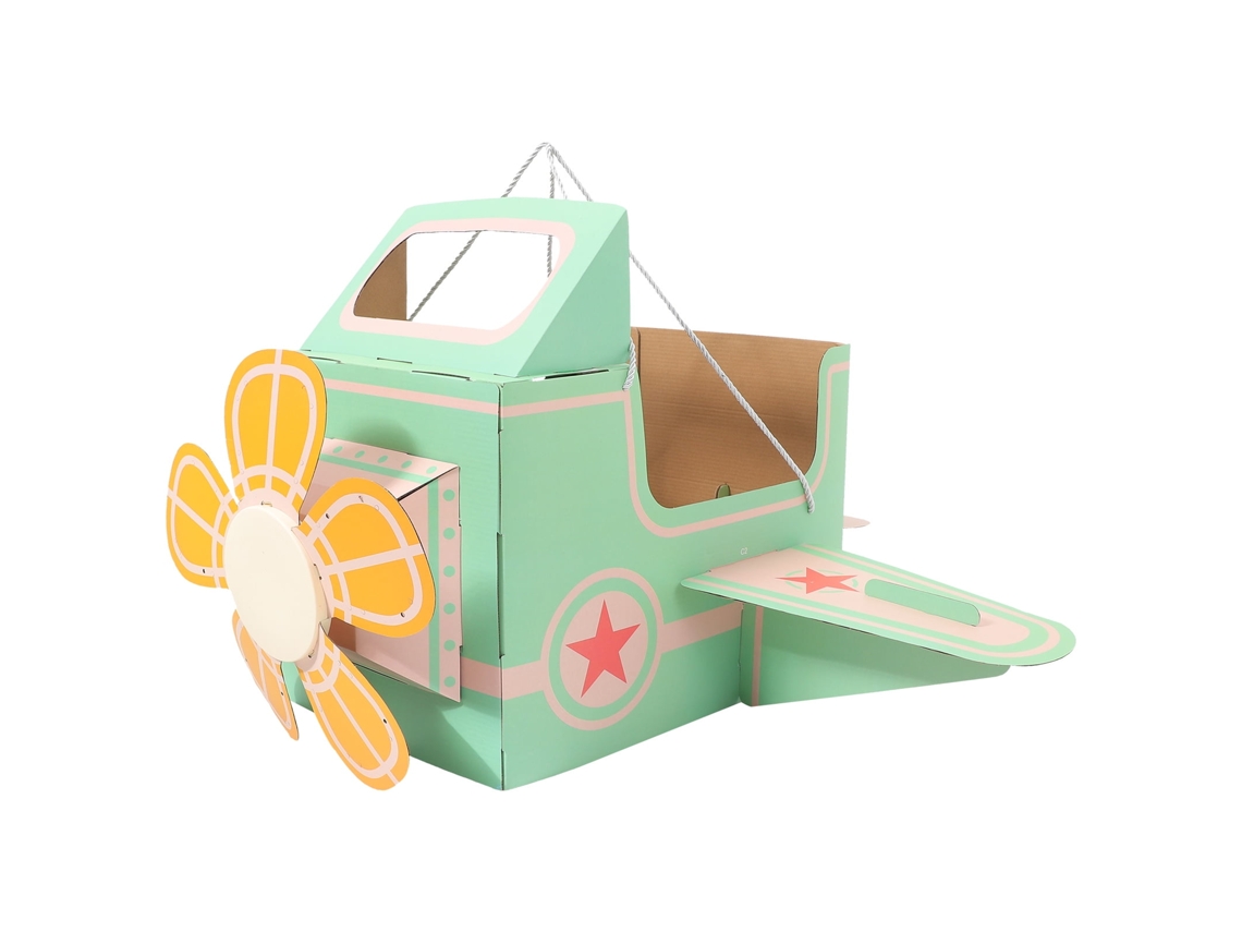 Avión De Cartón Para Niños, Disfraz, Avión De Cartón, Juguete Para Niños, Avión De Cartón Para Niños